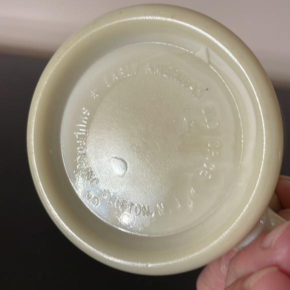 Old Spice Shaving Mug White Glass with Logo Old but like New - Picture 7 of 9